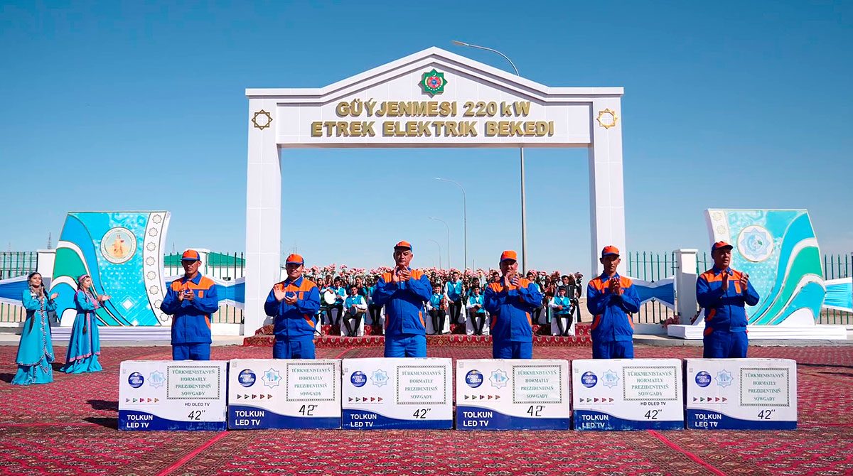 Türkmenistan Enerji Sektörünü Genişletiyor: Yeni Elektrik Santrallerinin Açılışı Yapıldı