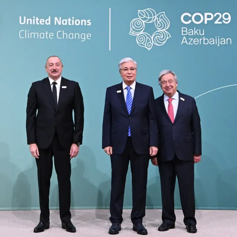 Kazakistan Cumhurbaşkanı, COP 29 Zirvesi Genel Oturumunda İlk Konuşmayı Yapacak