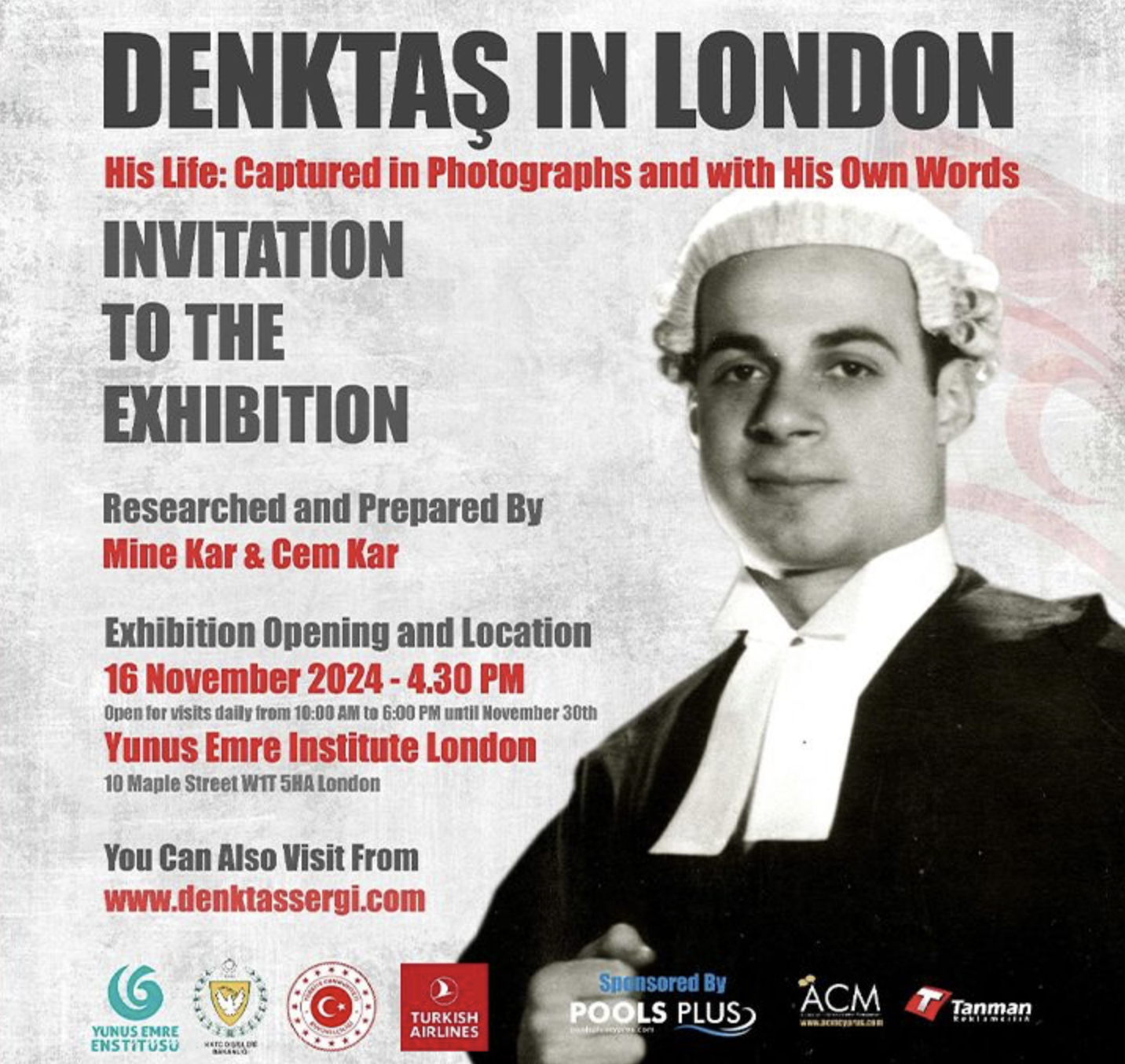 Выставка «Денкташ в Лондоне» Откроется 16 Ноября