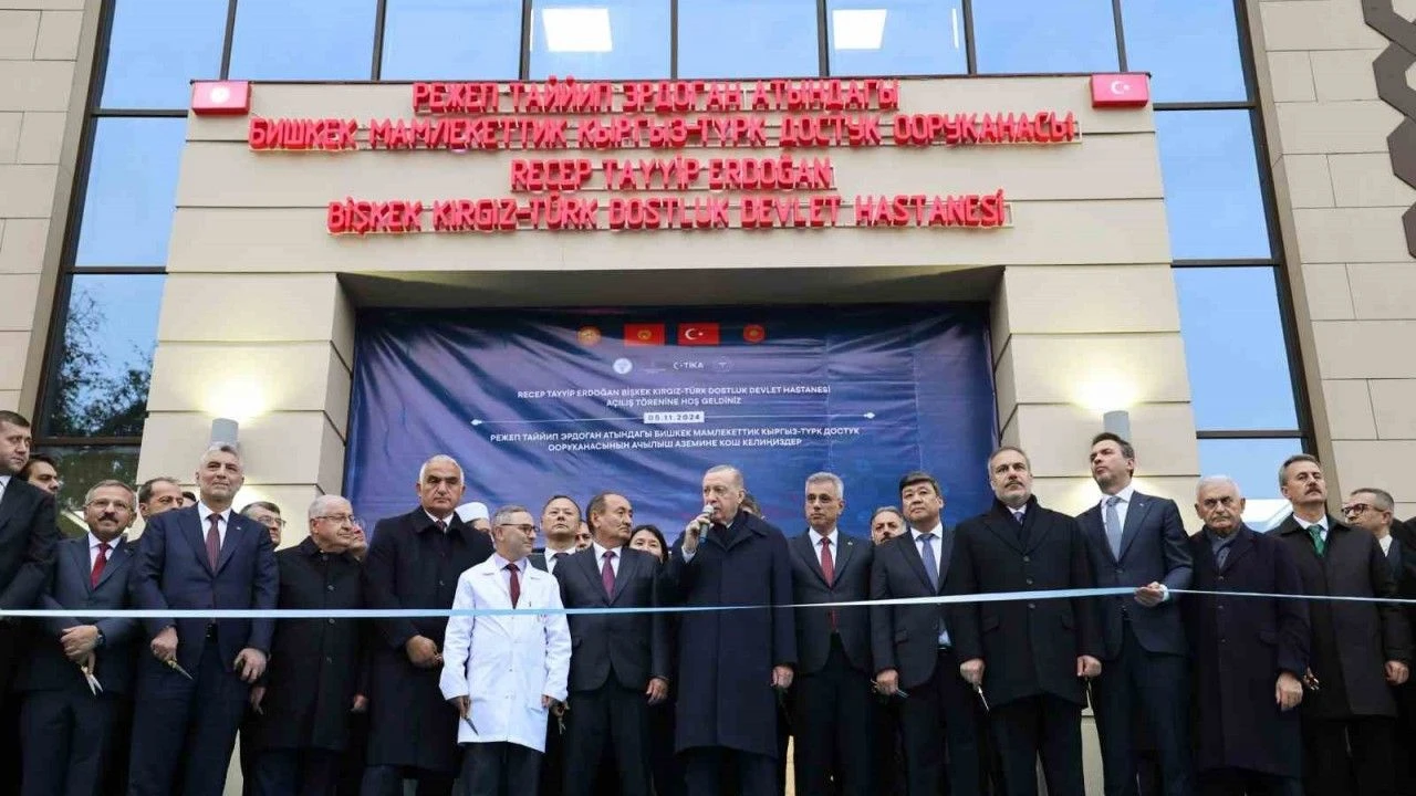 Президент Эрдоган открыл Киргизско-Турецкую Государственную Больницу Дружбы в Бишкеке