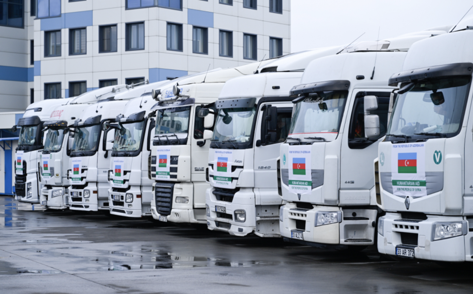 Azerbaijan Dispatches 200 Tons of Humanitarian Aid to Syria