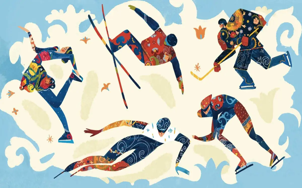 В Казахстане представили уникальную иллюстрацию в поддержку сборной к Зимним Азиатским играм 2025