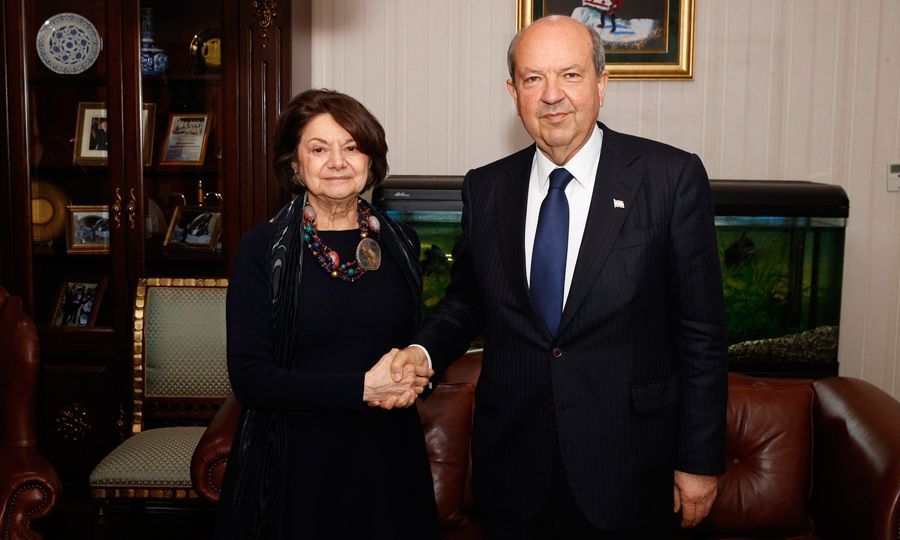 Cumhurbaşkanı Tatar, Rosemary DiCarlo’yu Kabul Etti