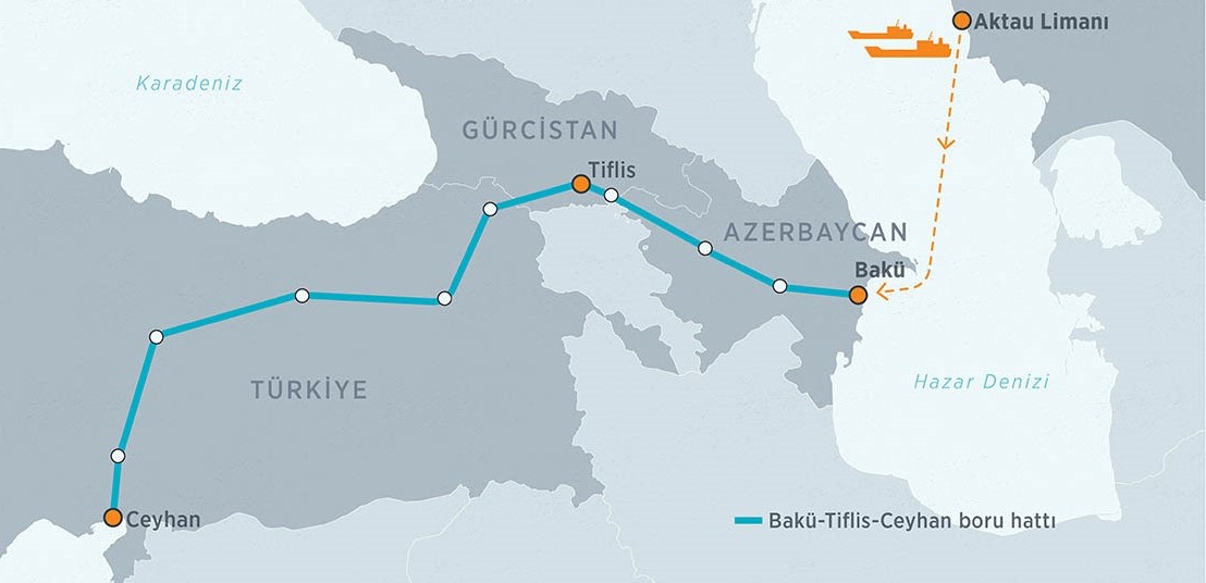 Kazakistan, Bakü-Tiflis-Ceyhan Üzerinden Petrol İhracatını Artırıyor