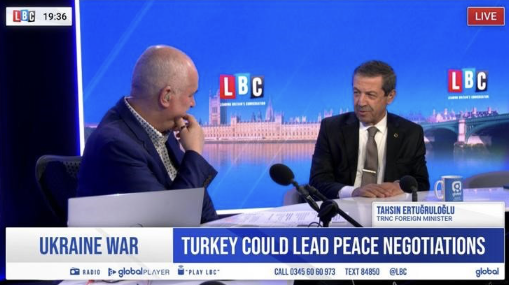 KKTC Dışişleri Bakanı Ertuğruloğlu Londra’da Temaslarda Bulundu